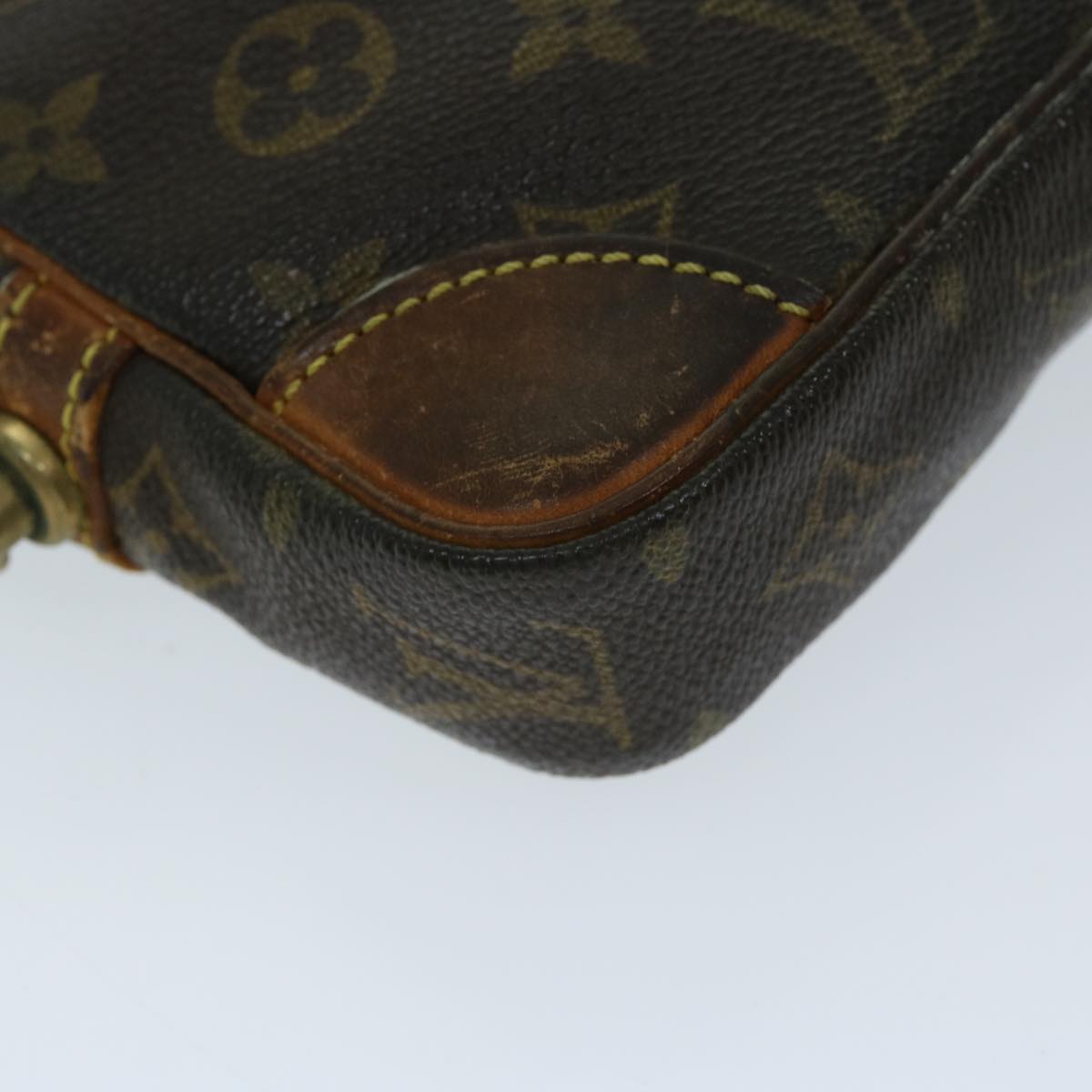 LOUIS VUITTON Monogram Marly Dragonne PM Clutch Bag M51827 LV Auth th4729