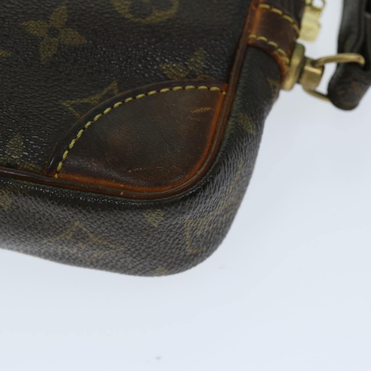 LOUIS VUITTON Monogram Marly Dragonne PM Clutch Bag M51827 LV Auth th4729