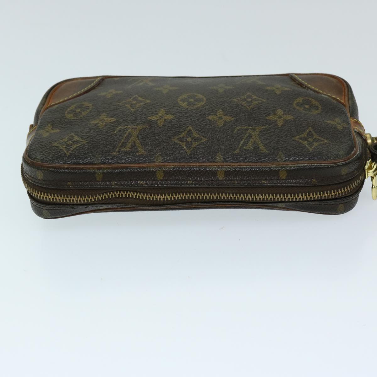 LOUIS VUITTON Monogram Marly Dragonne PM Clutch Bag M51827 LV Auth th4729