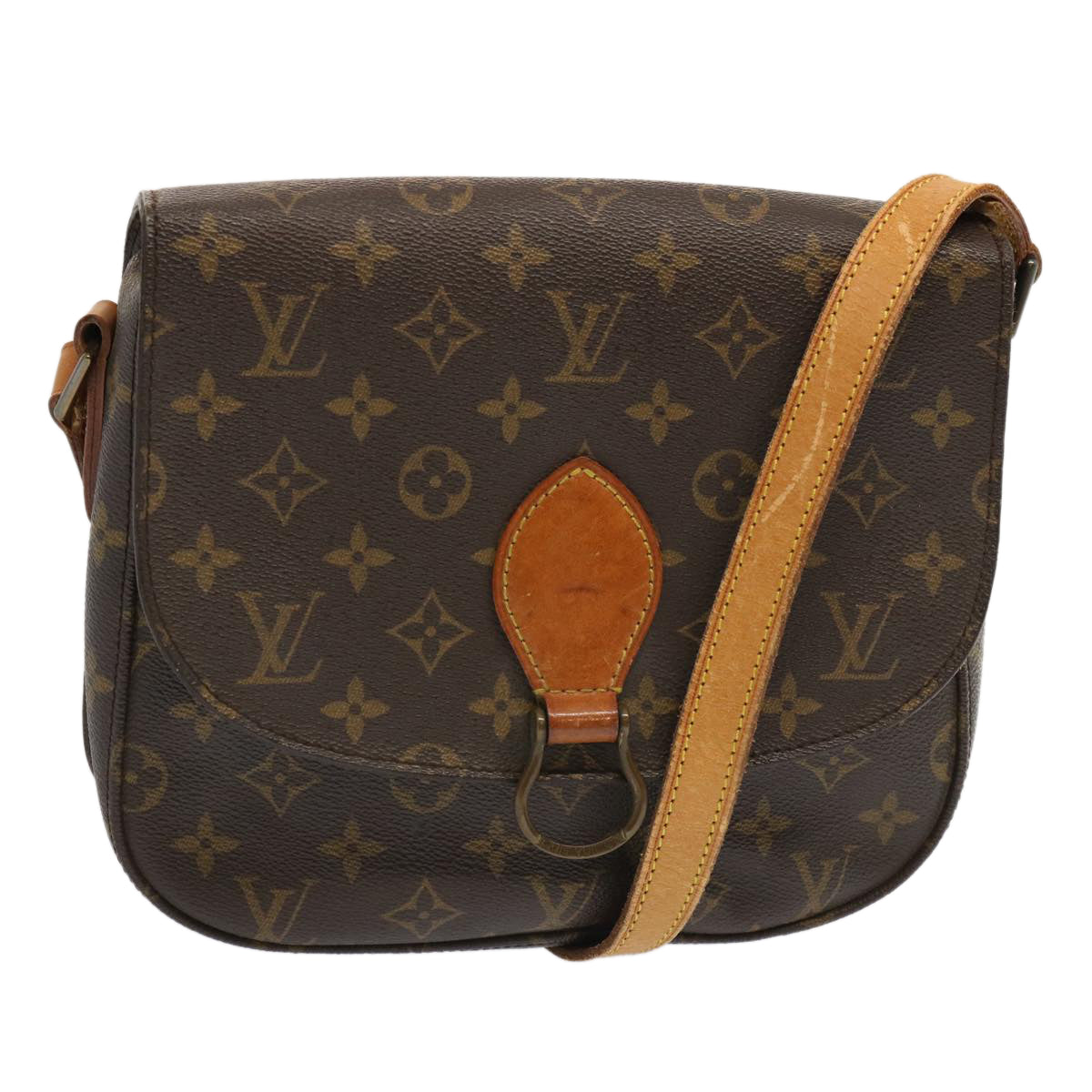 LOUIS VUITTON Monogram Saint Cloud GM Shoulder Bag M51242 LV Auth th4734