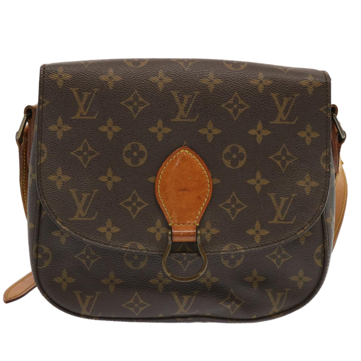 LOUIS VUITTON Monogram Saint Cloud GM Shoulder Bag M51242 LV Auth th4734