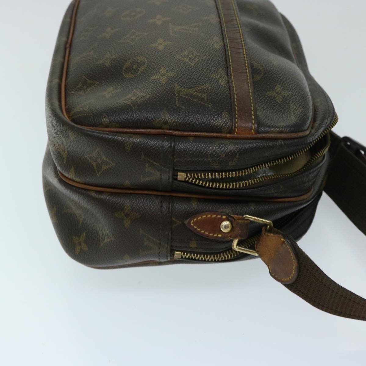 LOUIS VUITTON Monogram Reporter PM Shoulder Bag M45254 LV Auth th4736