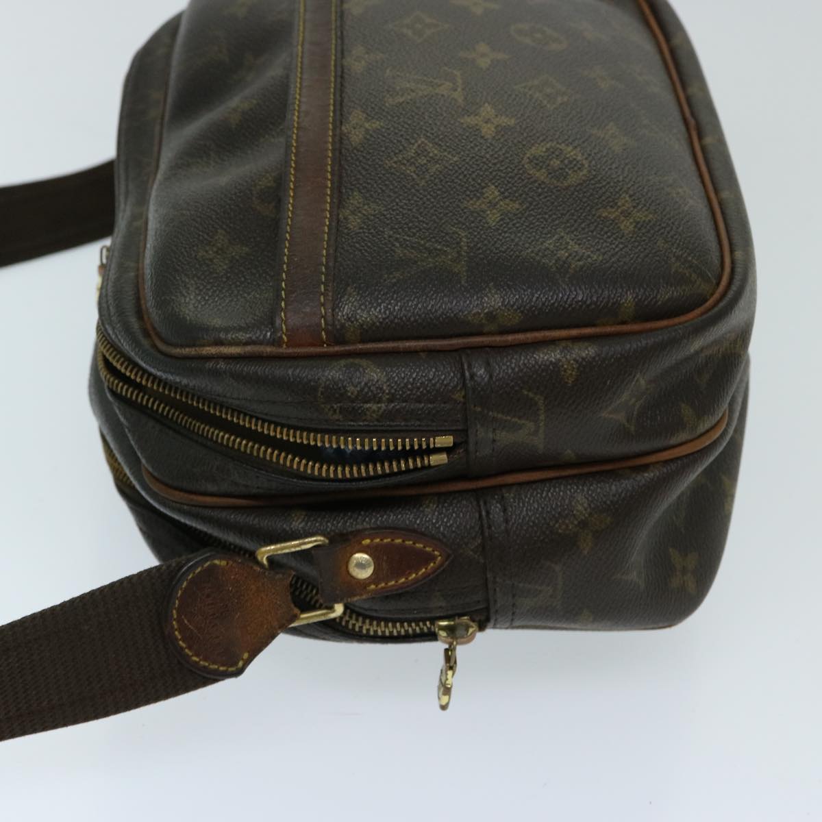 LOUIS VUITTON Monogram Reporter PM Shoulder Bag M45254 LV Auth th4736