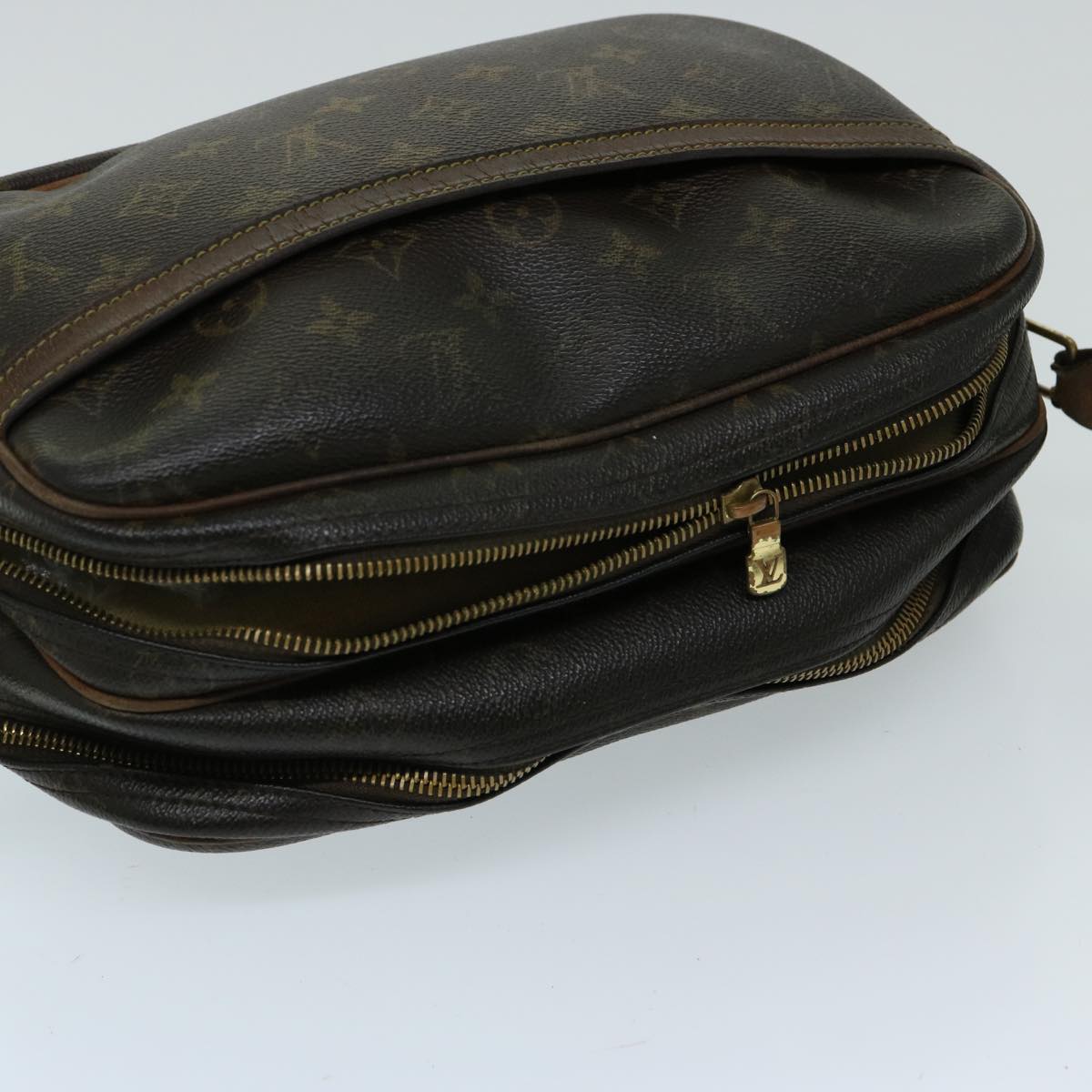 LOUIS VUITTON Monogram Reporter PM Shoulder Bag M45254 LV Auth th4736