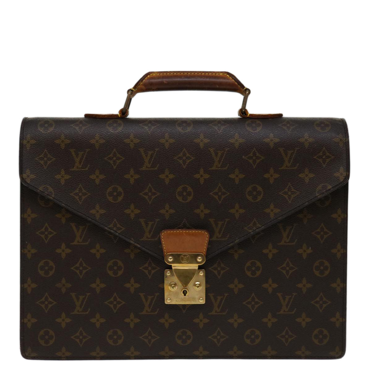 LOUIS VUITTON Monogram Serviette Conseiller Briefcase M53331 LV Auth th4745