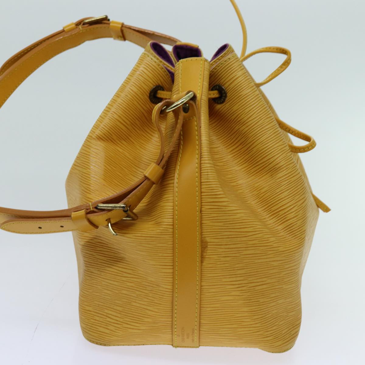 LOUIS VUITTON Epi Petit Noe Shoulder Bag Tassili Yellow M44109 LV Auth th4754