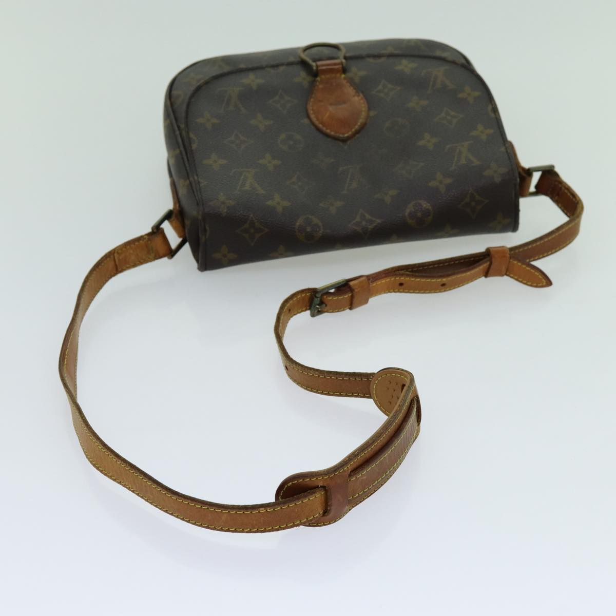 LOUIS VUITTON Monogram Saint Cloud GM Shoulder Bag M51242 LV Auth th4755