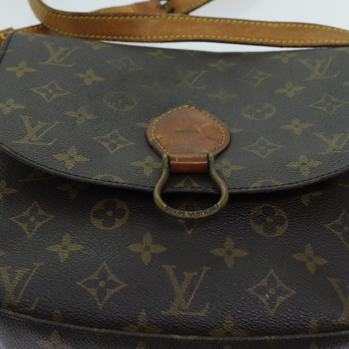 LOUIS VUITTON Monogram Saint Cloud GM Shoulder Bag M51242 LV Auth th4755