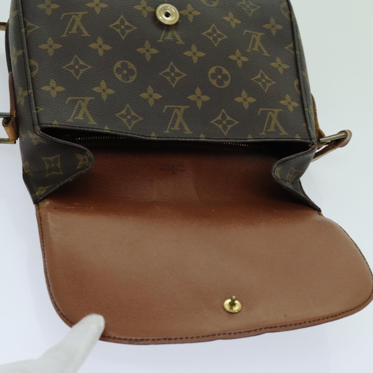 LOUIS VUITTON Monogram Saint Cloud GM Shoulder Bag M51242 LV Auth th4755