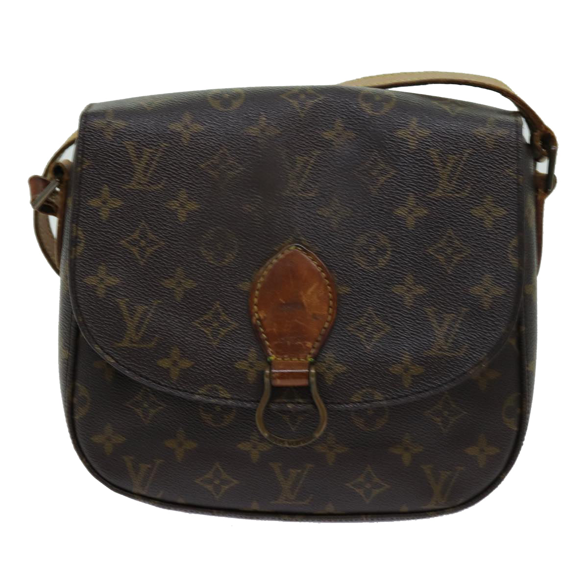 LOUIS VUITTON Monogram Saint Cloud GM Shoulder Bag M51242 LV Auth th4755