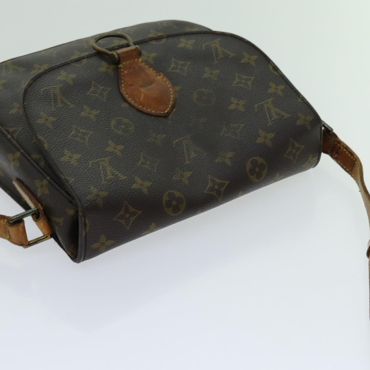 LOUIS VUITTON Monogram Saint Cloud GM Shoulder Bag M51242 LV Auth th4755