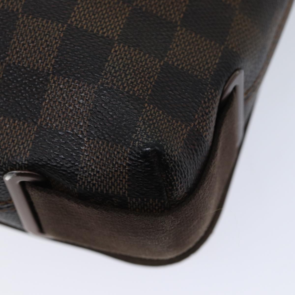 LOUIS VUITTON Damier Ebene Brooklyn PM Shoulder Bag N51210 LV Auth th4765