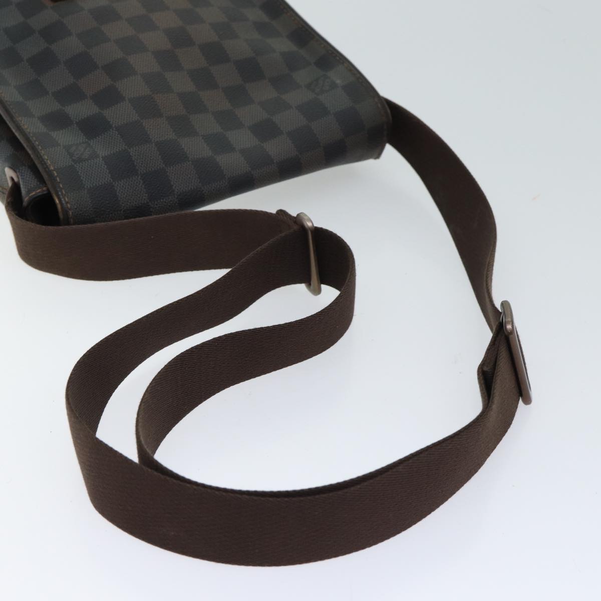 LOUIS VUITTON Damier Ebene Brooklyn PM Shoulder Bag N51210 LV Auth th4765