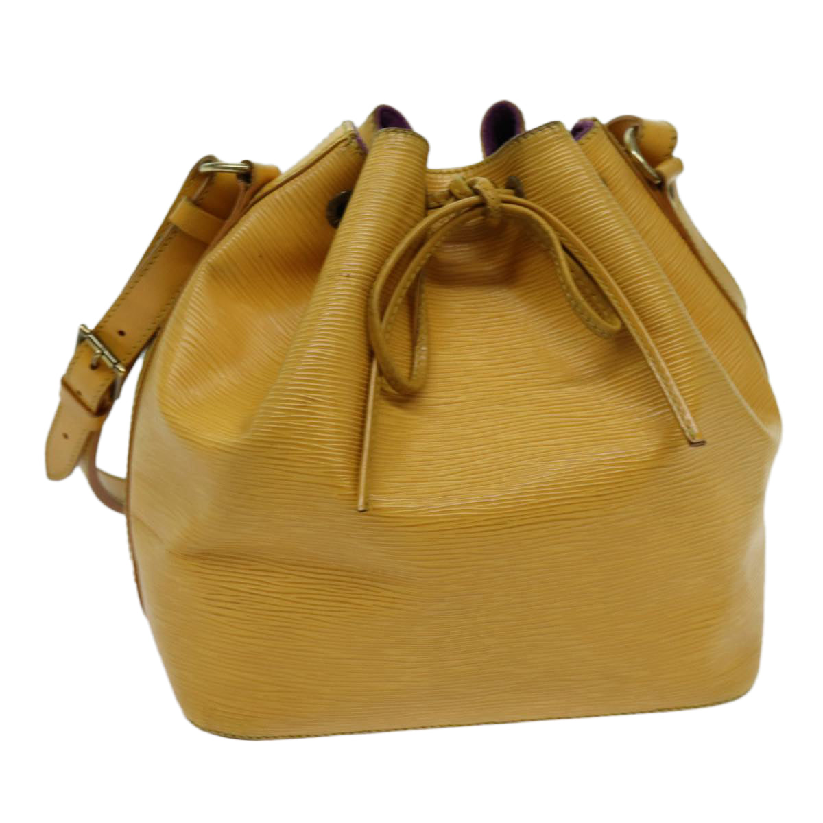 LOUIS VUITTON Epi Petit Noe Shoulder Bag Tassili Yellow M44109 LV Auth th4766