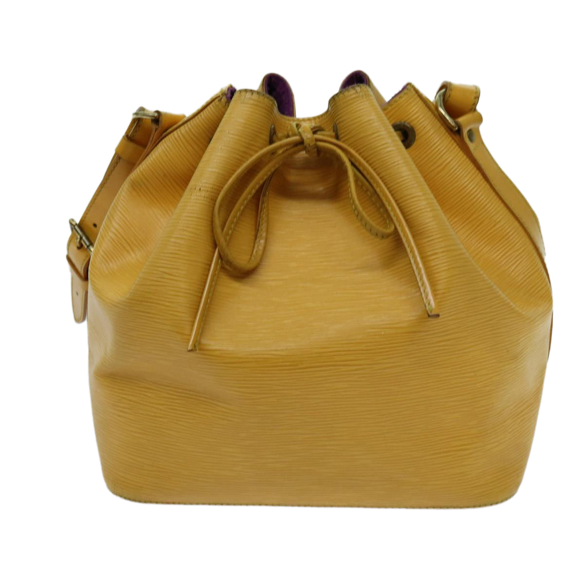 LOUIS VUITTON Epi Petit Noe Shoulder Bag Tassili Yellow M44109 LV Auth th4766