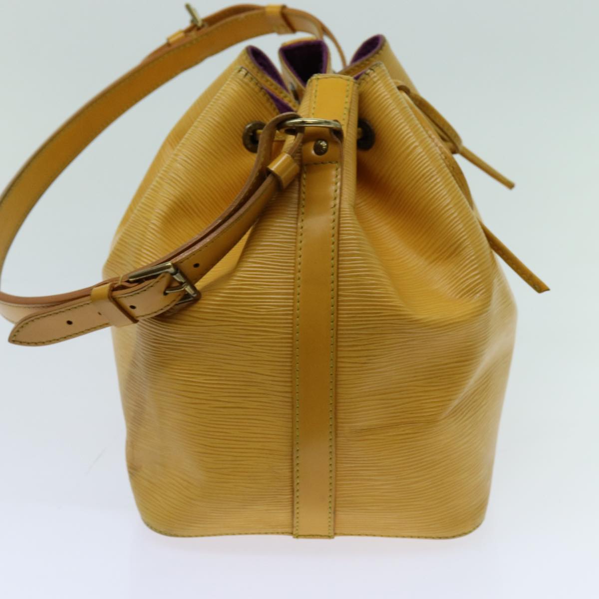 LOUIS VUITTON Epi Petit Noe Shoulder Bag Tassili Yellow M44109 LV Auth th4766