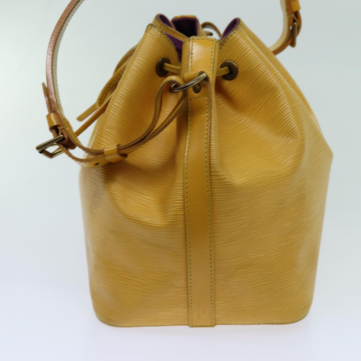 LOUIS VUITTON Epi Petit Noe Shoulder Bag Tassili Yellow M44109 LV Auth th4766