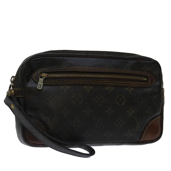 LOUIS VUITTON Monogram Marly Dragonne GM Clutch Bag M51825 LV Auth th4769