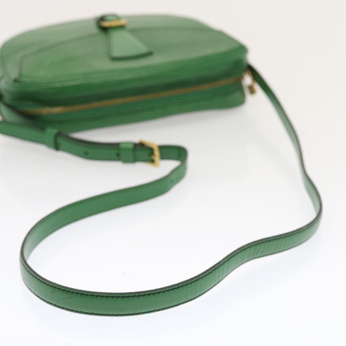 LOUIS VUITTON Epi Jeune Fille MM Shoulder Bag Green M52154 LV Auth th4771