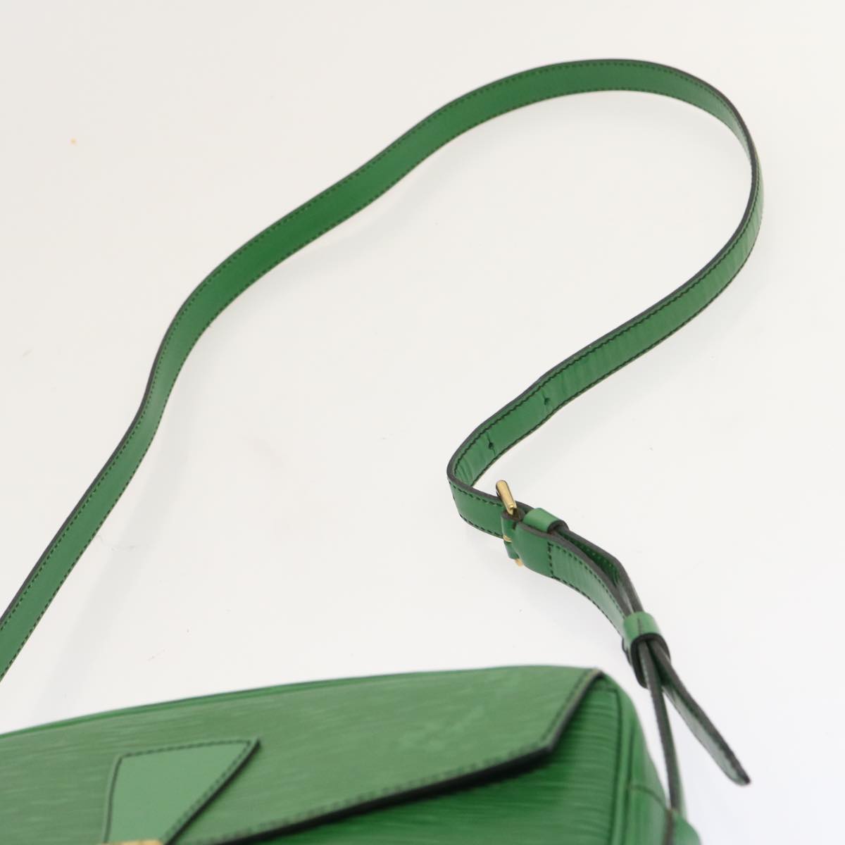 LOUIS VUITTON Epi Jeune Fille MM Shoulder Bag Green M52154 LV Auth th4771