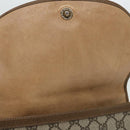 GUCCI GG Supreme Web Sherry Line Clutch Bag Beige Green 89 01 030 Auth th4776-9