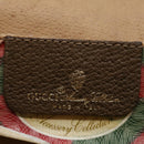 GUCCI GG Supreme Web Sherry Line Clutch Bag Beige Green 89 01 030 Auth th4776-17