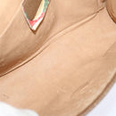 GUCCI GG Supreme Web Sherry Line Clutch Bag Beige Green 89 01 030 Auth th4776-10