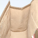 GUCCI GG Supreme Web Sherry Line Clutch Bag Beige Green 89 01 030 Auth th4776-19