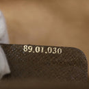 GUCCI GG Supreme Web Sherry Line Clutch Bag Beige Green 89 01 030 Auth th4776-12