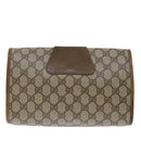GUCCI GG Supreme Web Sherry Line Clutch Bag Beige Green 89 01 030 Auth th4776-2