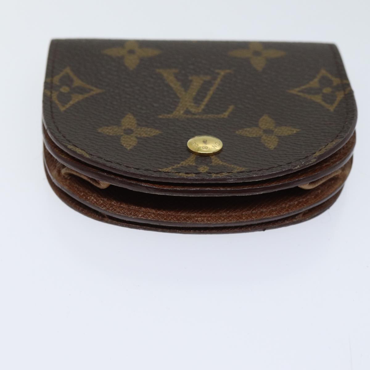 LOUIS VUITTON Monogram Porte Monnaie Guze Coin Purse M61970 LV Auth th4787