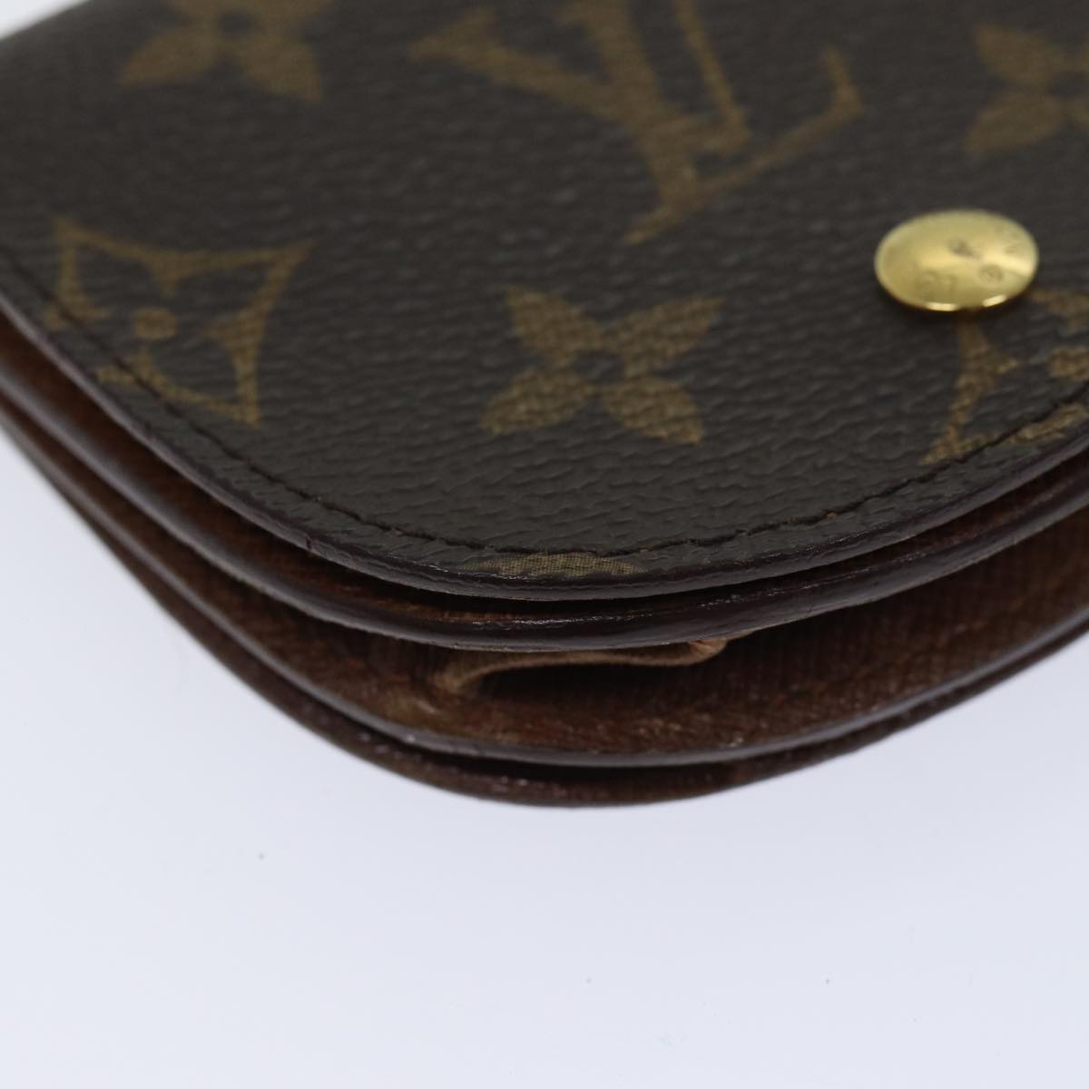 LOUIS VUITTON Monogram Porte Monnaie Guze Coin Purse M61970 LV Auth th4787