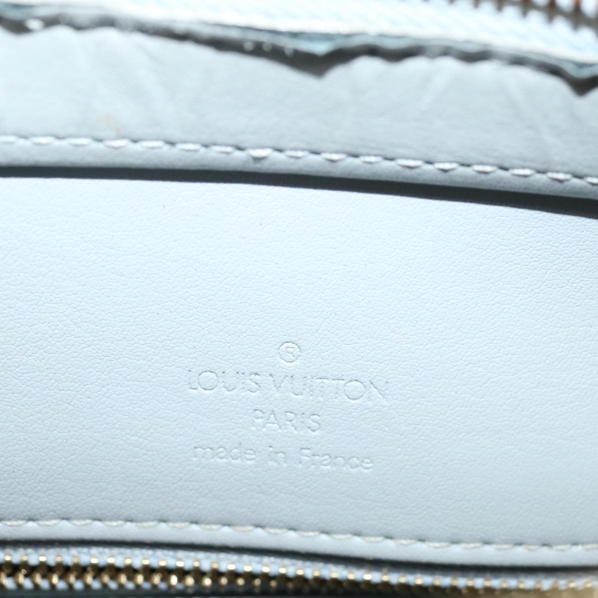 LOUIS VUITTON Monogram Vernis Houston Hand Bag Gris M91053 LV Auth th4801