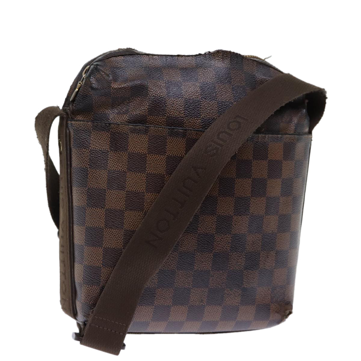 LOUIS VUITTON Damier Ebene Trotteur Beaubourg Shoulder Bag N41135 LV Auth th4810