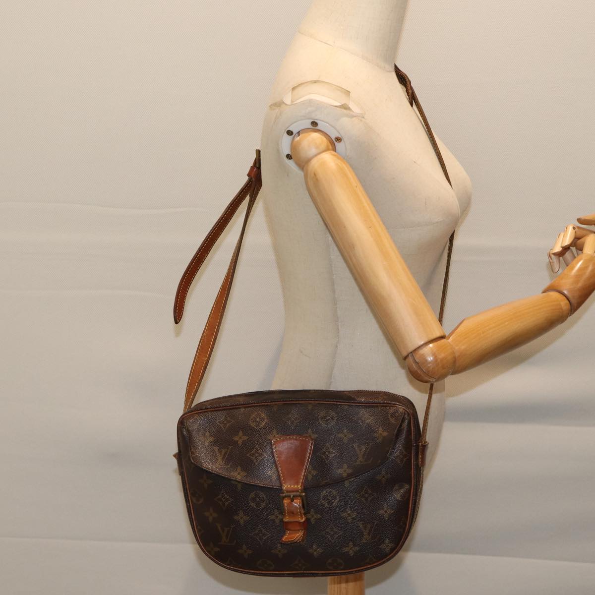 LOUIS VUITTON Monogram Jeune Fille GM Shoulder Bag M51225 LV Auth th4812