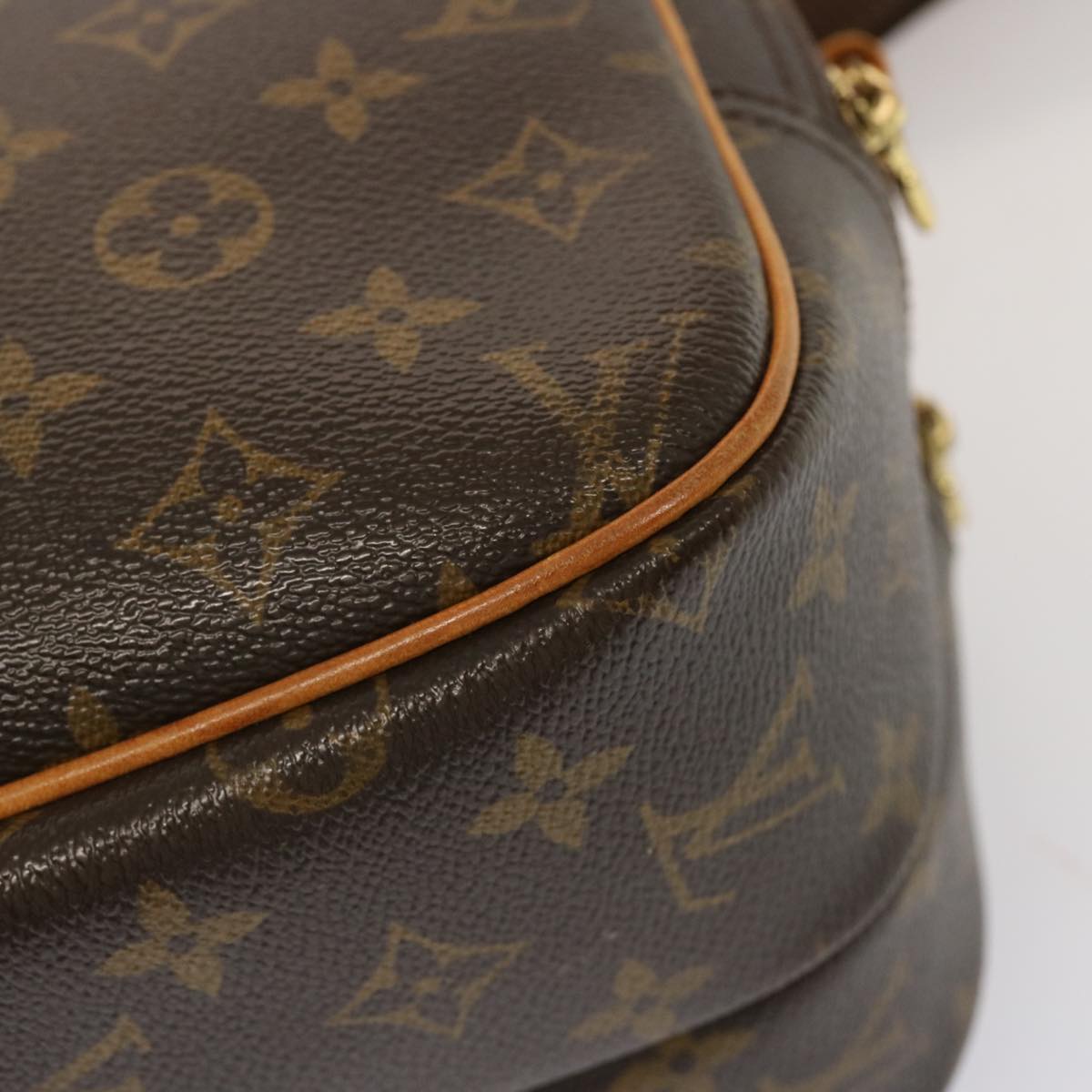 LOUIS VUITTON Monogram Reporter PM Shoulder Bag M45254 LV Auth th4813