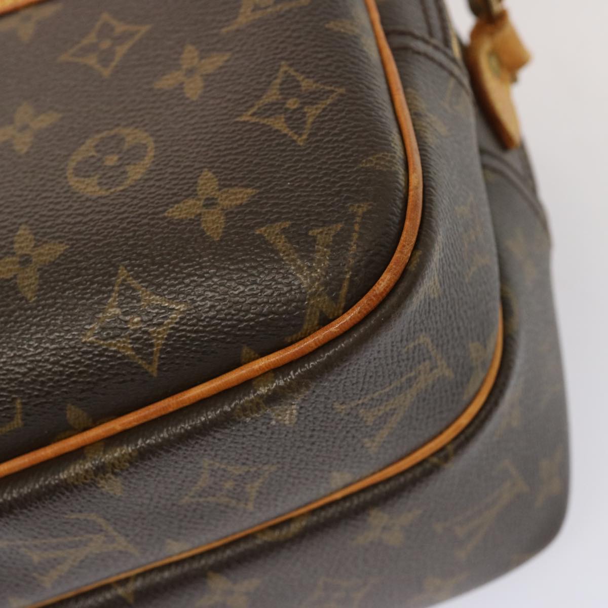 LOUIS VUITTON Monogram Reporter PM Shoulder Bag M45254 LV Auth th4813