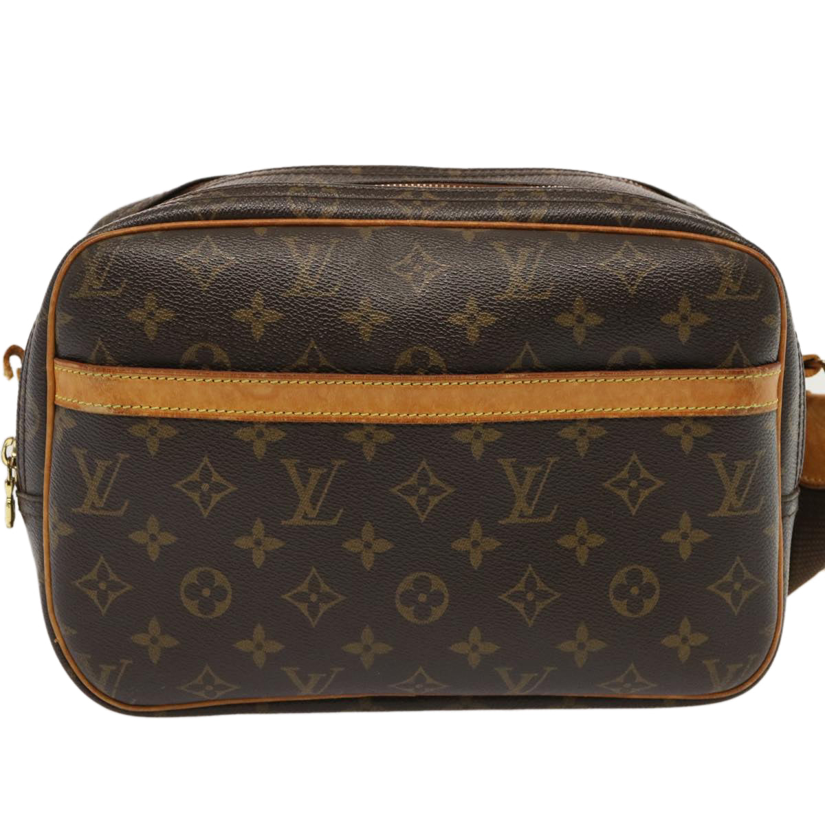 LOUIS VUITTON Monogram Reporter PM Shoulder Bag M45254 LV Auth th4813