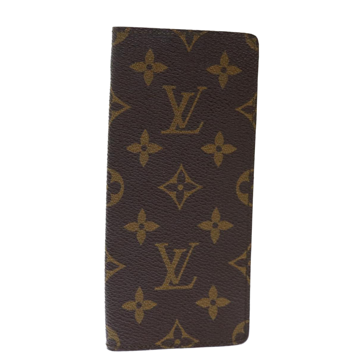 LOUIS VUITTON Monogram Etui Lunette Simple Glasses Case M62962 LV Auth th4819