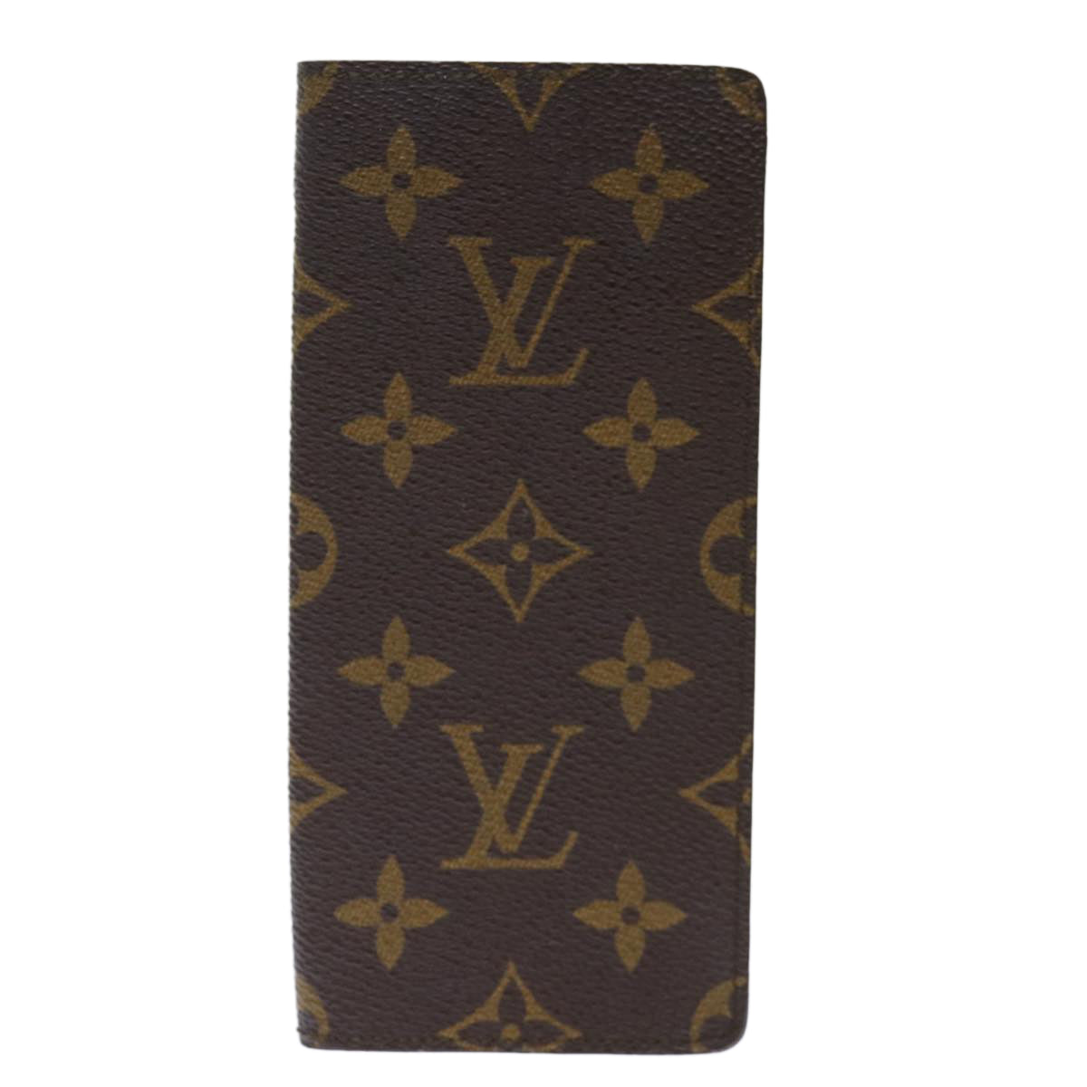 LOUIS VUITTON Monogram Etui Lunette Simple Glasses Case M62962 LV Auth th4819