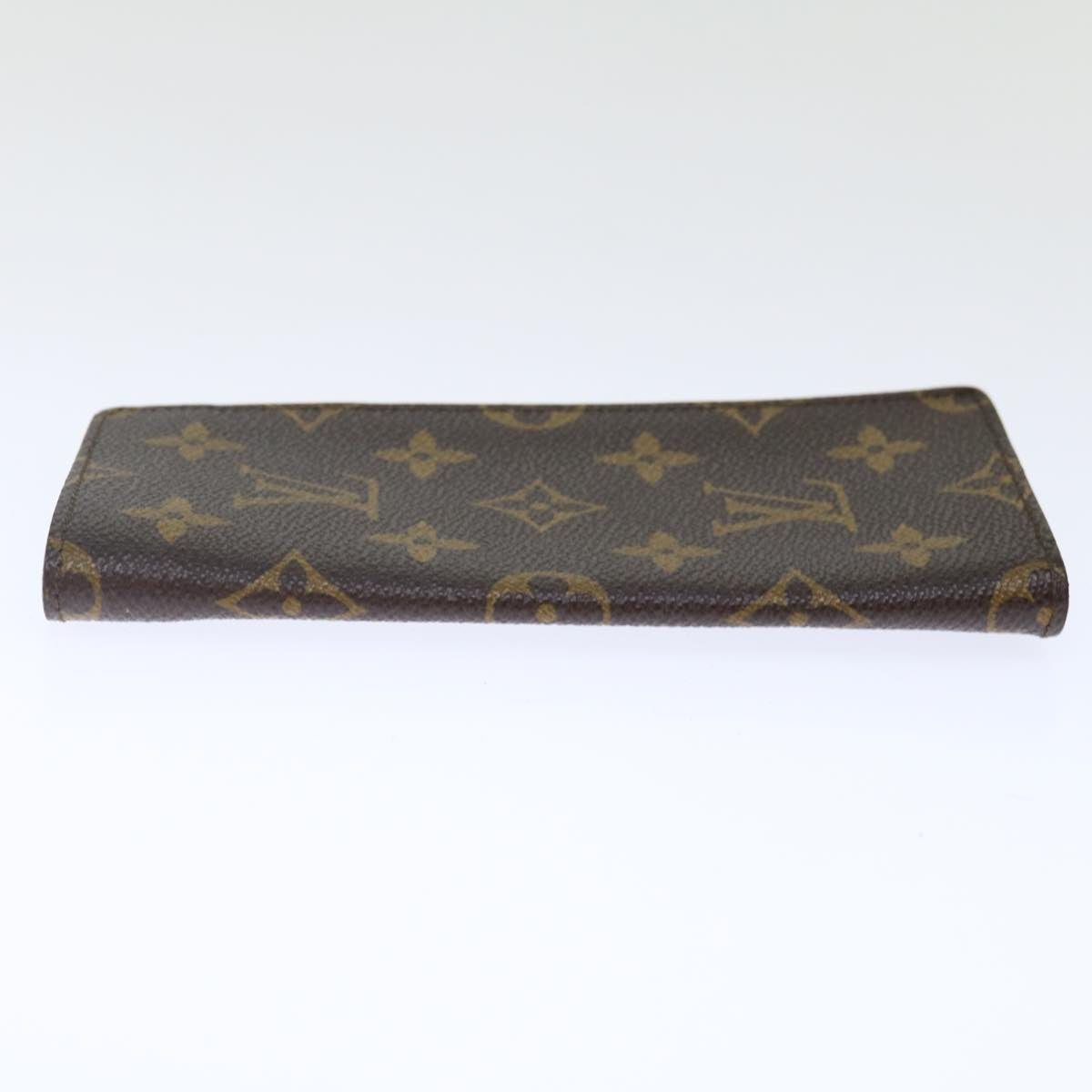 LOUIS VUITTON Monogram Etui Lunette Simple Glasses Case M62962 LV Auth th4819