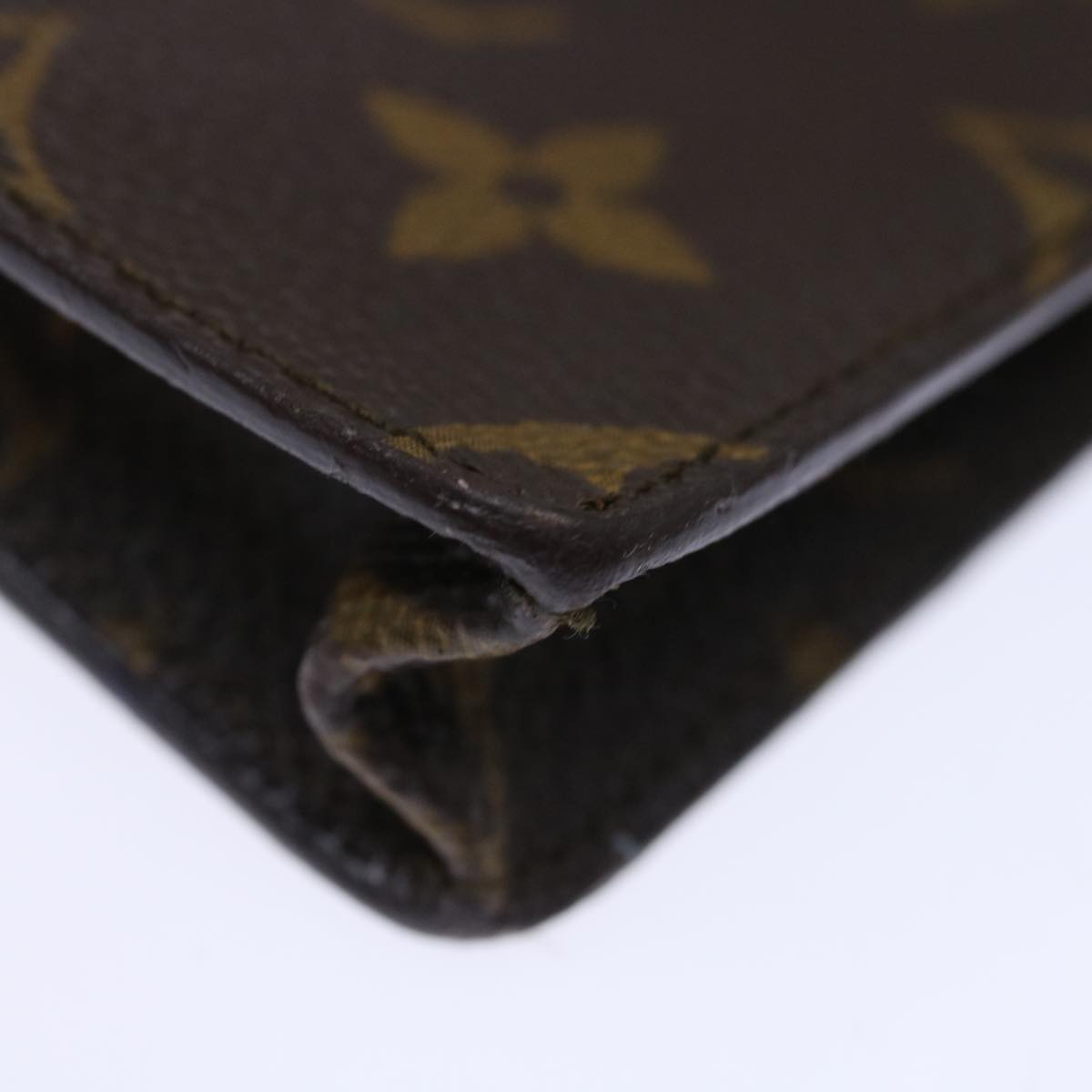 LOUIS VUITTON Monogram Etui Lunette Simple Glasses Case M62962 LV Auth th4819