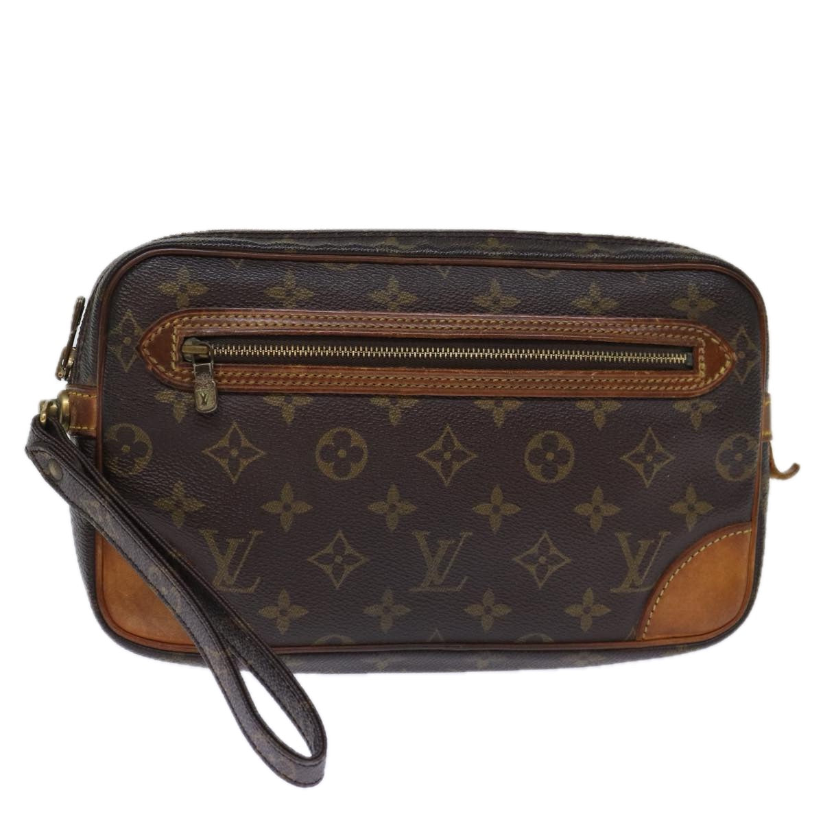 LOUIS VUITTON Monogram Marly Dragonne GM Clutch Bag M51825 LV Auth th4833