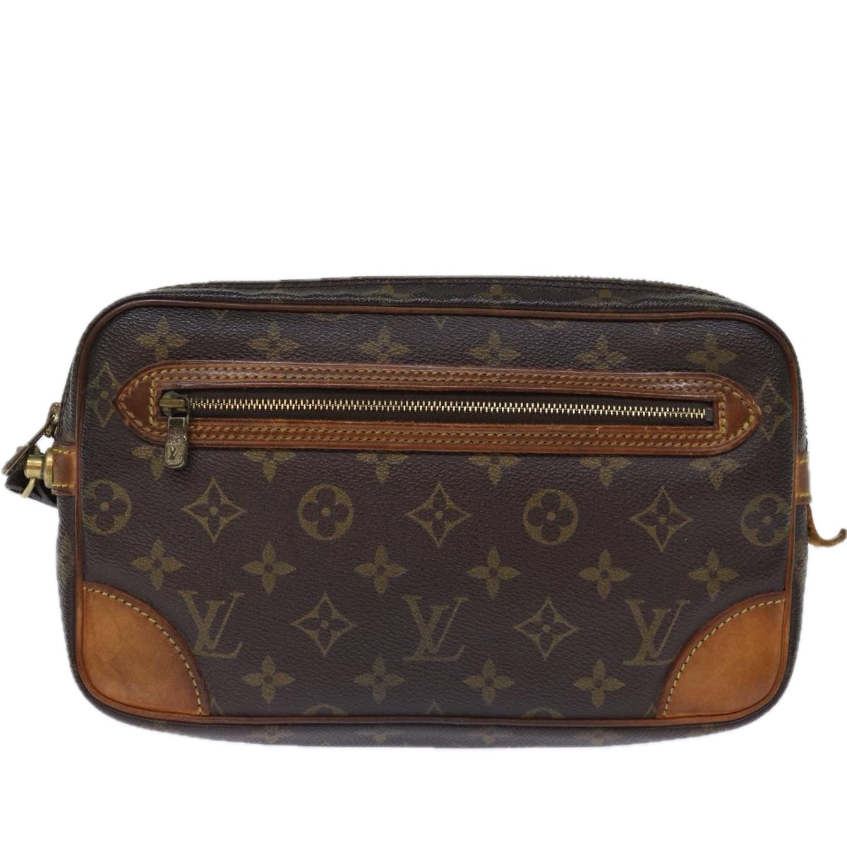 LOUIS VUITTON Monogram Marly Dragonne GM Clutch Bag M51825 LV Auth th4833