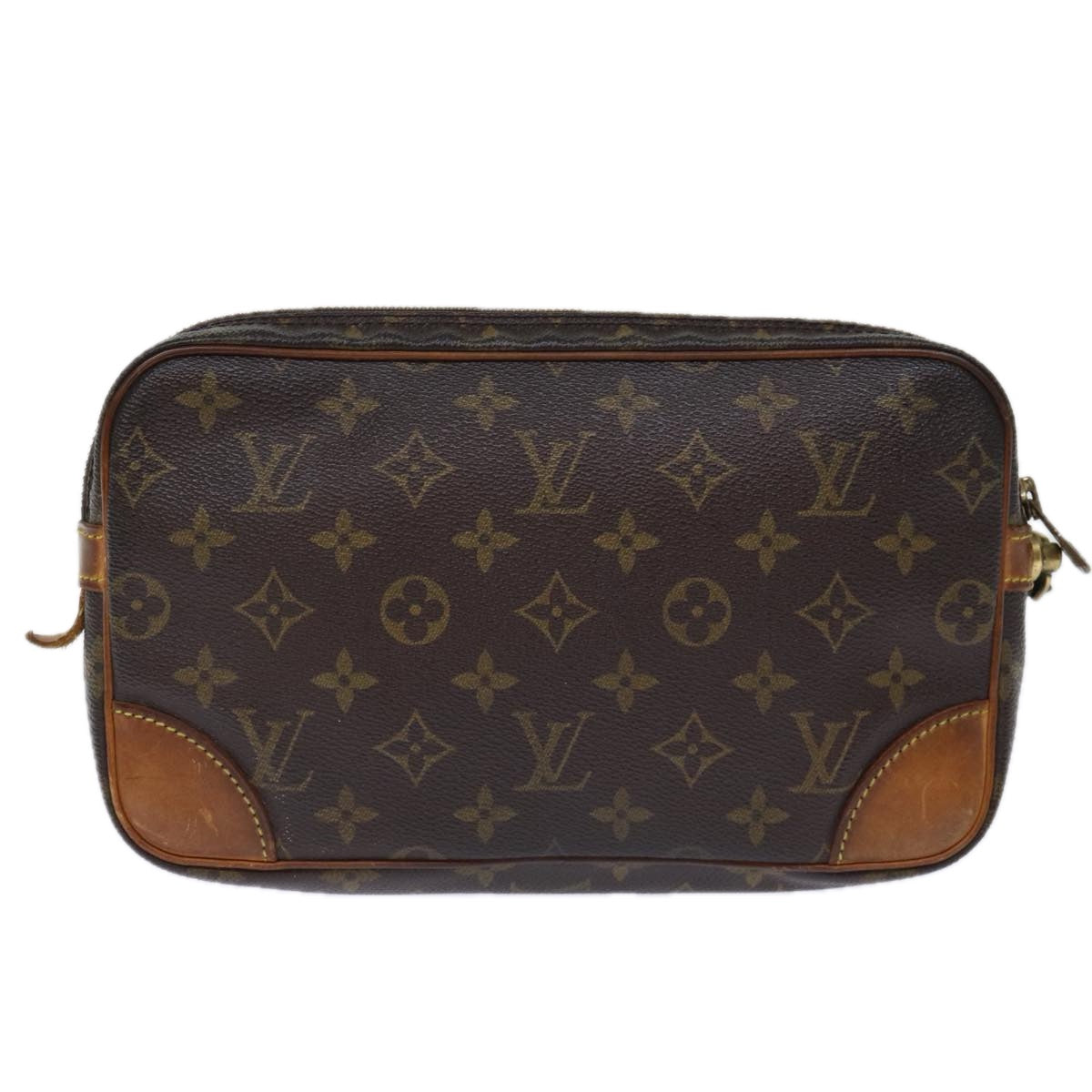 LOUIS VUITTON Monogram Marly Dragonne GM Clutch Bag M51825 LV Auth th4833 - 0