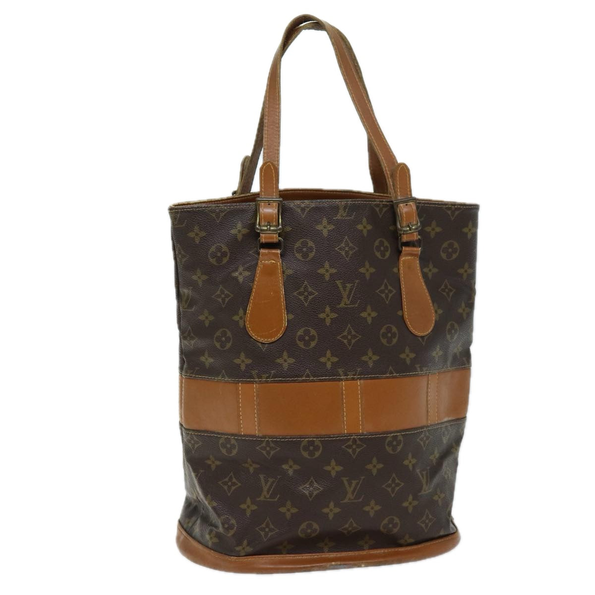 LOUIS VUITTON Monogram Bucket GM Shoulder Bag USA limited T42236 LV Auth th4840