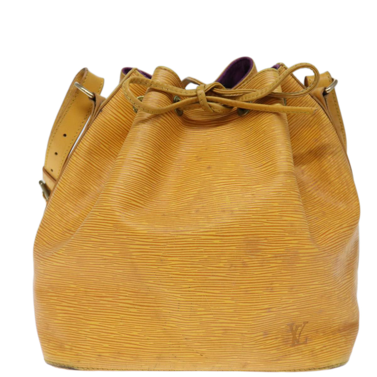 LOUIS VUITTON Epi Petit Noe Shoulder Bag Tassili Yellow M44109 LV Auth th4842