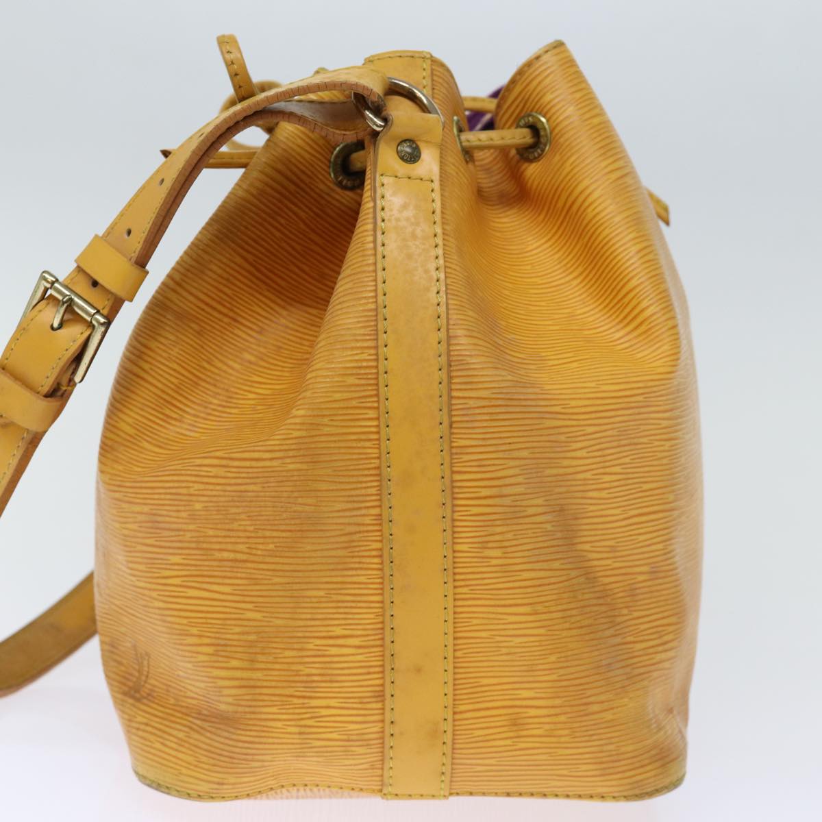 LOUIS VUITTON Epi Petit Noe Shoulder Bag Tassili Yellow M44109 LV Auth th4842