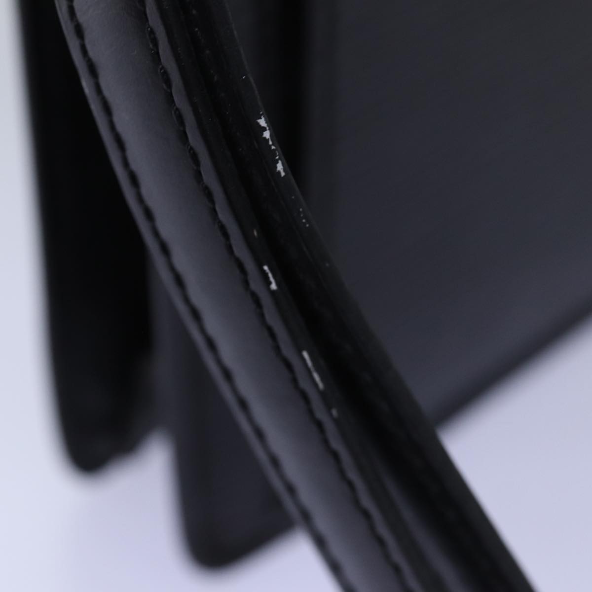 LOUIS VUITTON Epi Serie Dragonne Hand Bag Black M52612 LV Auth th4847