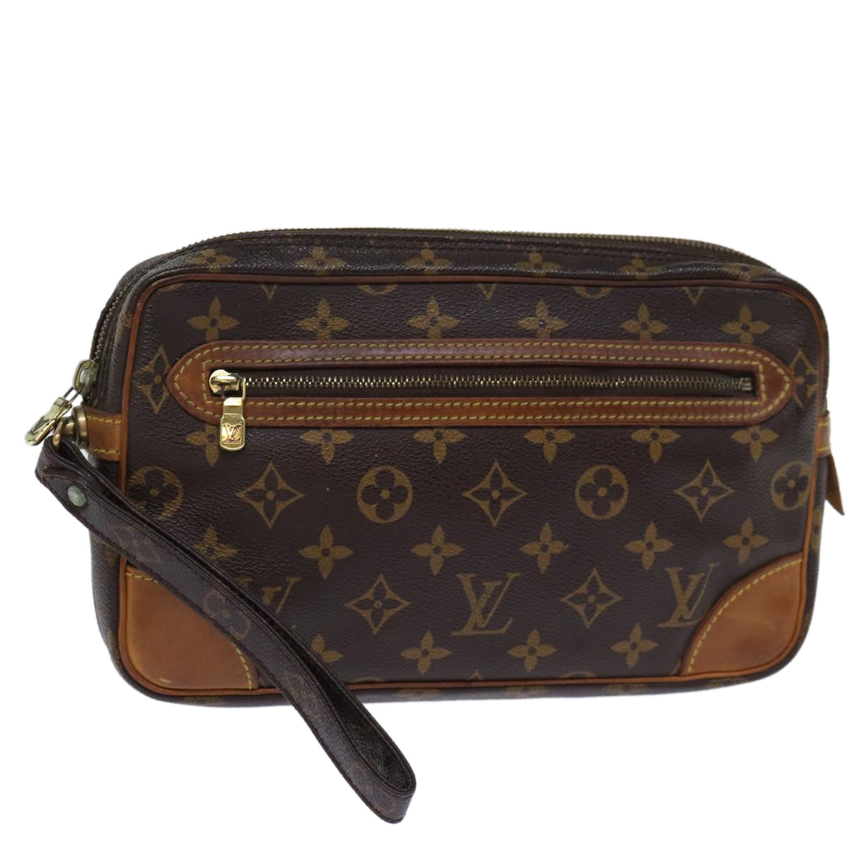 LOUIS VUITTON Monogram Marly Dragonne GM Clutch Bag M51825 LV Auth th4852